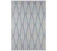 NORTHRUGS Alfombra para Interior y Exterior, 70 x 140 cm, Tejido Plano, Resistente a la Intemperie, diseño Floral, para balcón, terraza, jardín de Invierno, Cocina, salón, Resistente al Agua, Color