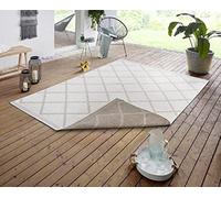 NORTHRUGS Alfombra para Interior y Exterior, 80 x 150 cm, Impermeable, diseño geométrico, para balcón, terraza, jardín, Invierno, salón, Resistente al Agua en línea