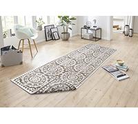 NORTHRUGS Alfombra para Interior y Exterior, 80 x 250 cm, Resistente a la Intemperie, diseño Oriental, para balcón, terraza, jardín, Invierno, salón, Impermeable, en línea