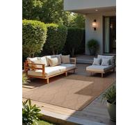 NORTHRUGS Liora - Alfombra Moderna para Interior y Exterior, Tejido Plano Moderno, Reversible, con diseño Floral, Certificado Öko-Tex Resistente a la Intemperie y a los Rayos UV, para balcón, terraza