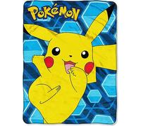 Northwest Blanket Pokémon Glitch Pikachu 46 x 60 Pulgadas Micro Raschel Throw - por The Company, Poliéster, 46" x 60"
