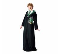Northwest Comfy Throw Harry Potter-Manta de Cuerpo Completo Player cómoda con Mangas, Negro, 48 x 71 Inches Unisex Adulto