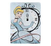Northwest Disney - Manta de Cenicienta Micro Raschel de 46 x 60 Pulgadas, On Time