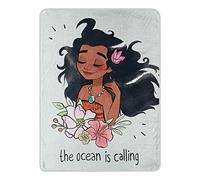 Northwest Disney Moana Micro Raschel Manta de 46 x 60 Pulgadas, Ocean Calling