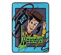 Northwest Disney-Pixar Toy Story - Manta de Micro Raschel, 46 x 60 Pulgadas, Pop Art Woody