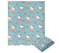 Northwest Hello Kitty - Manta de Tacto de Seda, 50 x 70 Pulgadas, Lazo Tan Dulce
