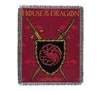 Northwest House of The Dragon - Manta Tejida para Tapiz, 48 x 60 Pulgadas, Recuerda Sangre