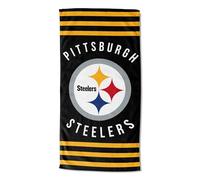 Northwest NFL Pittsburgh Steelers Toalla de Playa Unisex para Adultos, 76 x 152 cm, diseño a Rayas
