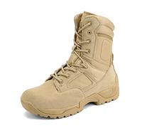 NORTIV 8 Botas de Trabajo Tácticas Militares para Hombre Botas Policiales Senderismo Motocicleta Botas Combate,Size 47W,Arena,RESPONSE-W