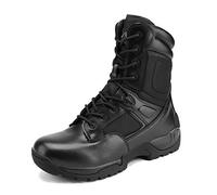 NORTIV 8 Botas de Trabajo Tácticas Militares para Hombre Senderismo Motocicleta Botas Combate NEGRO RESPONSE Talla 39.5EU/7US