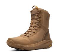 NORTIV 8 Botas Militares Ligeras Botas Policiales Tácticas de Seguridad Hombre Transpirable Botas de Combate Mediana Caña Antideslizantes,Size 43.5,Coyote,NMUMMT2507