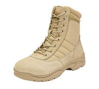 NORTIV 8 Botas Militares Tácticas Hombre Policiales,Arena,41.5