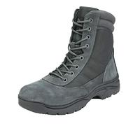 NORTIV 8 Botas Militares Tácticas Hombre Policiales,Gris/Oscuro,42