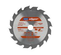 Norton circular saw blade 160mm x 20mm x 16z for wood and composites ATB (2.6 / 1.6) cutting wheel with precise cutting edges.