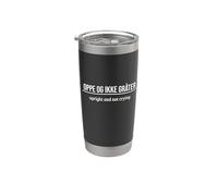 Norwegian Saying How Are You Up Upright And Not Crying Vaso térmico de acero inoxidable de doble pared
