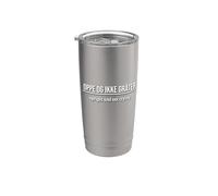 Norwegian Saying How Are You Up Upright And Not Crying Vaso térmico de acero inoxidable de doble pared
