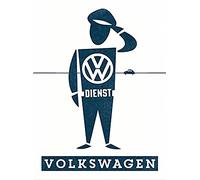 Nostalgic-Art 14348 Volkswagen VW Muñeco de Servicio, magnético, 8 x 6 cm
