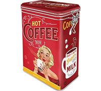 Nostalgic-Art Bote para café retro, 1,3 l, Hot Coffee Now