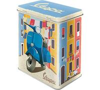 Nostalgic-Art Caja metálica retro L, Vespa - Laundry - Idea de regalo para amantes as scooters, Lata grande de detergente, Diseño vintage, 3 l