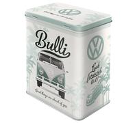 Nostalgic-Art Caja de Almacenamiento Retro L, VW - Good Things - Idea de Regalo de Furgoneta Volkswagen, Lata Grande de café, Diseño Vintage, 3 l