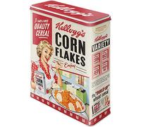 Nostalgic-Art Caja de Almacenamiento Retro XL, Kellogg's - Quality Cereal - Idea de Regalo para Cocina, Lata Grande de Cereales, Diseño Vintage, 4 l
