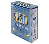 Nostalgic-Art Caja de Almacenamiento Retro XL, Pasta - Idea de Regalo para Cocina, Lata Grande de Cereales, Diseño Vintage, 4 l