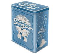 Nostalgic-Art Caja de almacenamiento retro L, 3 l, Sugar - Idea de regalo para cocina, lata grande, diseño vintage