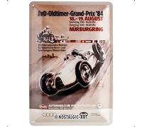Nostalgic-Art Cartel metálico retro, 20 x 30 cm, Audi - Oldtimer Grand Prix