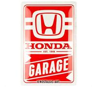 Nostalgic-Art Cartel metálico retro, 20 x 30 cm, Honda AM - Garage - Idea de regalo para fans de Honda, Official License Product (OLP), de metal, diseño vintage