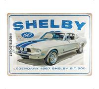 Nostalgic-Art Cartel metálico retro, 30 x 40 cm, Shelby - 1967 GT 500
