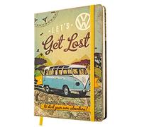 Nostalgic-Art Libreta retro, A5, VW Bulli - Let´s Get Lost - Idea de regalo de furgoneta Volkswagen, Official License Product (OLP), cuaderno puntuado, diseño vintage