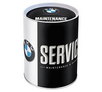 Nostalgic-Art Hucha Retro, 1 l, BMW - Service - Idea de Regalo para Fans de BMW, Official License Product (OLP), para Billetes y Monedas, diseño Vintage
