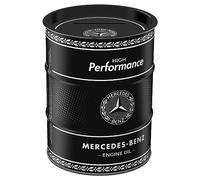 Nostalgic-Art Hucha Retro, 600 ml, Mercedes-Benz - Oil - Idea de Regalo para Fans de Mercedes-Benz, para Billetes y Monedas, diseño Vintage