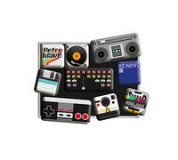 Nostalgic-Art Juego de Imanes Retro, 9 uds, Retro Wave Media