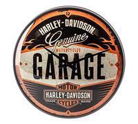 Nostalgic Art Reloj de Pared Retro Harley-Davidson Ø 31 cm Vintage OLP para moteros