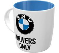 Nostalgic Art Taza de café BMW 'Drivers Only' 330 ml cerámica diseño vintage (OLP)