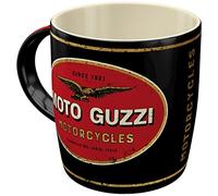 Nostalgic Art Taza de café Moto Guzzi – Logo Motorcycles 330 ml cerámica diseño vintage