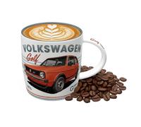 Nostalgic-Art Taza de café retro, 330 ml, VW Golf - GTI 1976 - Idea de regalo de furgoneta Volkswagen, Official License Product (OLP), taza de cerámica, diseño vintage
