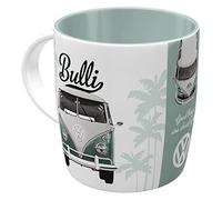 Nostalgic-Art Taza de café retro, 330 ml, VW - Good things are ahead of you - Idea de regalo de furgoneta Volkswagen, Official License Product (OLP), taza de cerámica, diseño vintage