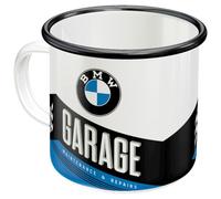 Nostalgic-Art Taza esmaltada retro, 360 ml, BMW - Garage