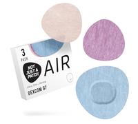 Not Just A Patch Air Dexcom G7 - Parches adhesivos (3 unidades), compatibles con Stelo CGM y Dexcom G7 con cubiertas de sensor duraderas de ultra sujeción, multicolor