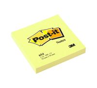 Notas Adhesivas 3M Post-it 654 76 x 76 mm. Amarillo