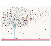 NOTE CARD TREE OF HEARTS