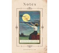 Notes: Vintage Man in the Moon Postcard Journal