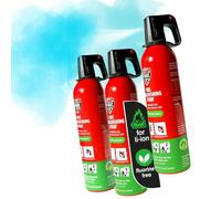 notlok Safety Work 3X Extintor para Incendios eléctrico 750ml A, F + Li-Ion