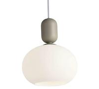 Notti Lámpara colgante redonda (40 W, Ø x Al: 20 x 23,8 cm, Gris, E27)