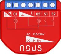 NOUS B3Z, interruptor ZigBee de 2 canales