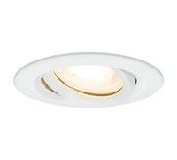 Paulmann Foco empotrable Nova 93661 – orientable, sin fuente de luz, GU10/GU5.3, 35W, blanco mate