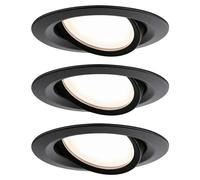 Paulmann Nova Plus 93082 LED Einbauleuchten-Set - schwarz