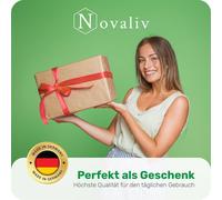 Novaliv, 2 unidades de caja para pan de plástico con tapa, 32x20x16,5 cm. Contenedor para pan, caja de plástico, recipiente de almacenamiento. Ideal como recipiente para fermentación, masa madre, o co